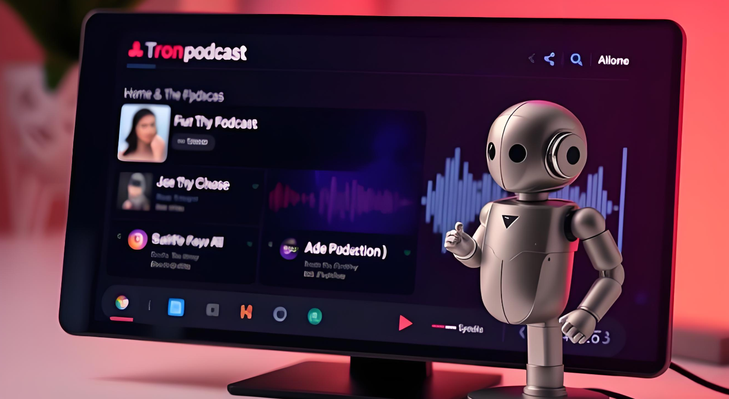 AI智能播客界面